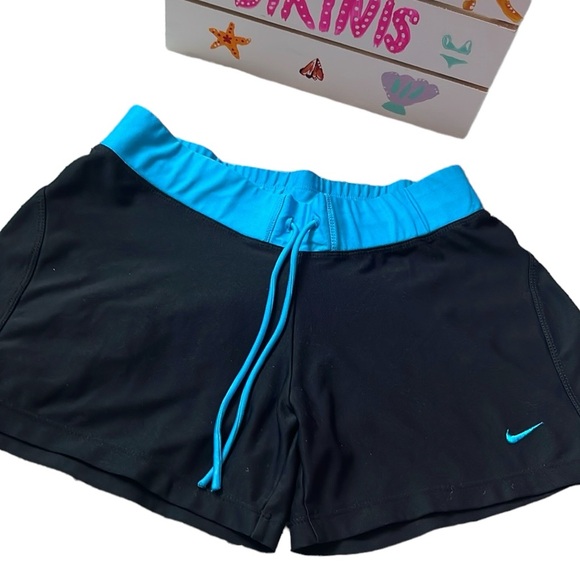 Nike Pants - 😍 NIKE S Dry Fit Shorts Black and Blue Shorts small